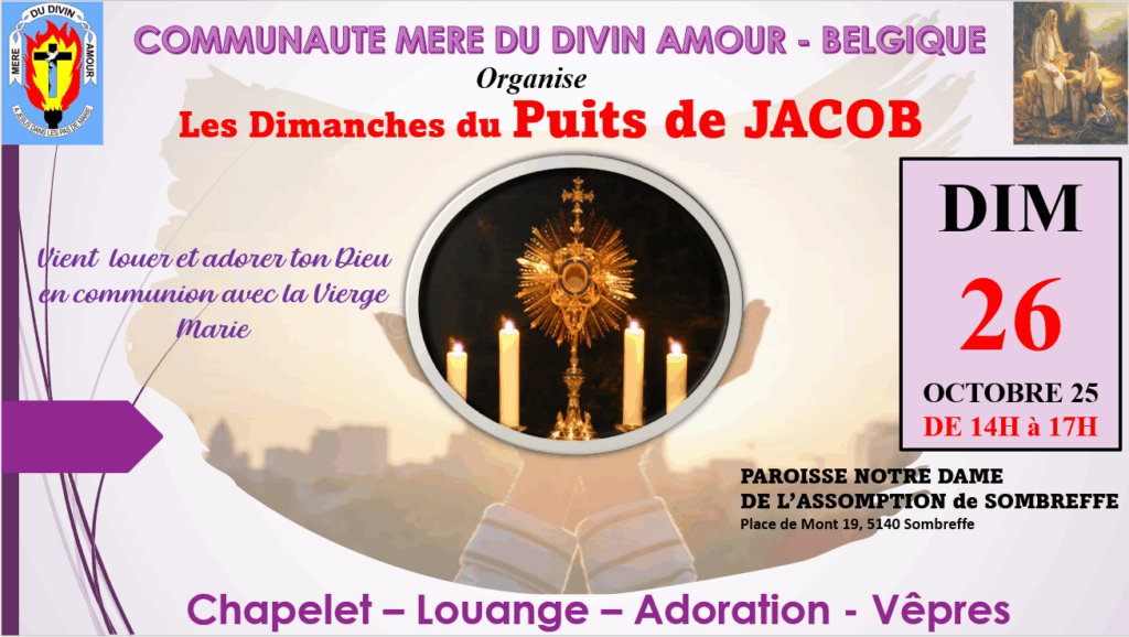 LES DIMANCHES DU PUITS DE JACOB